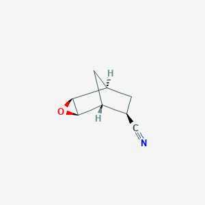 molecular formula C8H9NO B2649032 rac-(1R,2S,4R,5R,6R)-3-Oxatricyclo[3.2.1.02,4]octane-6-carbonitrile CAS No. 21154-34-7