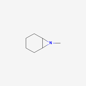 molecular formula C7H13N B2649080 7-Methyl-7-azabicyclo[4.1.0]heptane CAS No. 51066-08-1