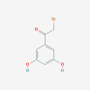 molecular formula C8H7BrO3 B026491 2-Bromo-1-(3,5-dihydroxyphenyl)ethanone CAS No. 62932-92-7