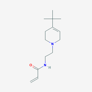 N-[2-(4-Tert-butyl-3,6-dihydro-2H-pyridin-1-yl)ethyl]prop-2-enamide