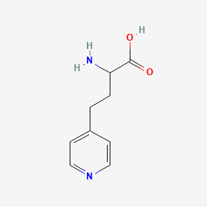 molecular formula C9H12N2O2 B2649131 2-Amino-4-pyridin-4-YL-butyric acid CAS No. 521081-95-8