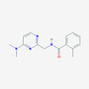 N-((4-(dimethylamino)pyrimidin-2-yl)methyl)-2-methylbenzamide
