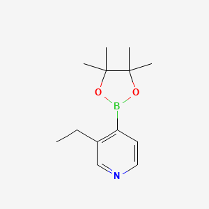 molecular formula C13H20BNO2 B2649141 3-Ethylpyridin-4-ylboronic acid pinacol ester CAS No. 2096342-34-4