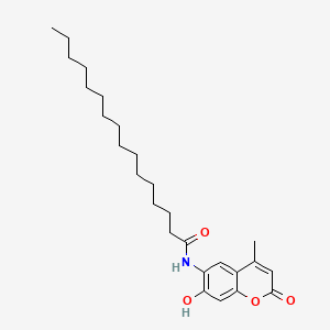 molecular formula C26H39NO4 B2649158 6-Hexadecanoylamido-4-methylumbelliferone CAS No. 99422-73-8