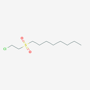 molecular formula C10H21ClO2S B2649180 1-(2-Chloroethylsulfonyl)octane CAS No. 40390-85-0