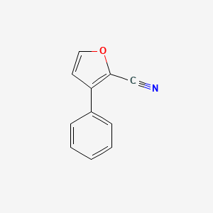 molecular formula C11H7NO B2649224 3-Phenylfuran-2-carbonitrile CAS No. 1027085-03-5