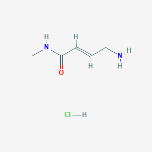 (E)-4-amino-N-methylbut-2-enamide hydrochloride