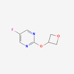 5-Fluoro-2-(oxetan-3-yloxy)pyrimidine