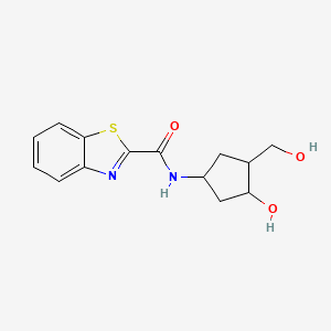 N-(3-hydroxy-4-(hydroxymethyl)cyclopentyl)benzo[d]thiazole-2-carboxamide