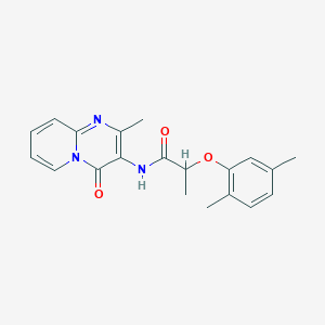 2-(2,5-dimethylphenoxy)-N-(2-methyl-4-oxo-4H-pyrido[1,2-a]pyrimidin-3-yl)propanamide