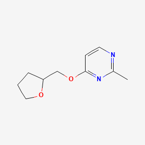 2-Methyl-4-[(oxolan-2-yl)methoxy]pyrimidine