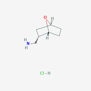 [(1R,2S,4S)-7-Oxabicyclo[2.2.1]heptan-2-yl]methanamine;hydrochloride