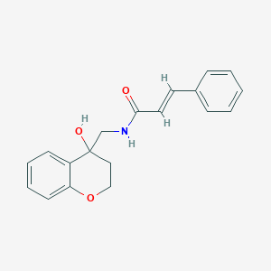 N-((4-hydroxychroman-4-yl)methyl)cinnamamide