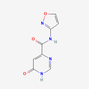 6-hydroxy-N-(isoxazol-3-yl)pyrimidine-4-carboxamide