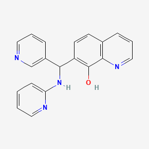 7-[Pyridin-3-yl-(pyridin-2-ylamino)methyl]quinolin-8-ol