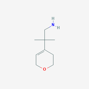 2-(3,6-dihydro-2H-pyran-4-yl)-2-methylpropan-1-amine
