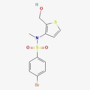 4-Bromo-N-[2-(hydroxymethyl)-3-thienyl]-N-methylbenzenesulfonamide
