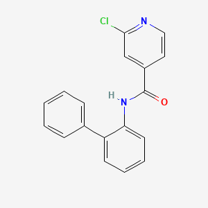 N-{[1,1'-biphenyl]-2-yl}-2-chloropyridine-4-carboxamide
