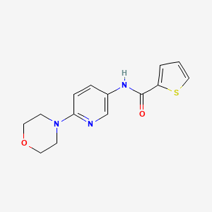 N-(6-morpholino-3-pyridinyl)-2-thiophenecarboxamide