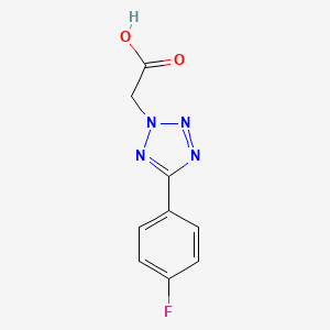 [5-(4-Fluoro-phenyl)-tetrazol-2-yl]-acetic acid