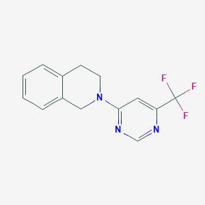 2-[6-(Trifluoromethyl)pyrimidin-4-yl]-3,4-dihydro-1H-isoquinoline