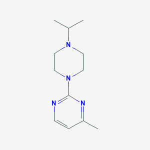 molecular formula C12H20N4 B2649531 2-(4-Isopropylpiperazin-1-yl)-4-methylpyrimidine CAS No. 2034554-40-8