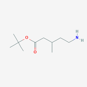 Tert-butyl 5-amino-3-methylpentanoate