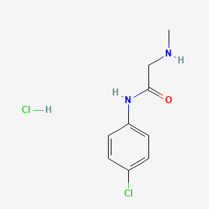 N-(4-chlorophenyl)-2-(methylamino)acetamide hydrochloride