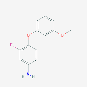 B2649553 3-Fluoro-4-(3-methoxyphenoxy)phenylamine CAS No. 937598-01-1