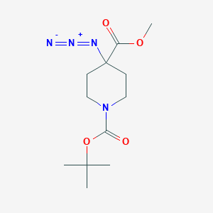 1-O-Tert-butyl 4-O-methyl 4-azidopiperidine-1,4-dicarboxylate