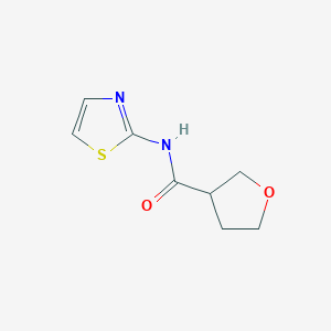 molecular formula C8H10N2O2S B2649624 N-(1,3-Thiazol-2-yl)oxolane-3-carboxamide CAS No. 1855722-48-3