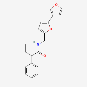N-([2,3'-bifuran]-5-ylmethyl)-2-phenylbutanamide