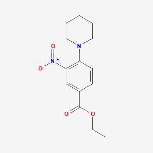 Ethyl 3-nitro-4-(piperidin-1-yl)benzoate