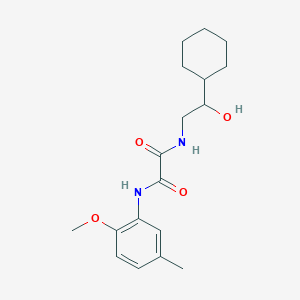 molecular formula C18H26N2O4 B2649699 N1-(2-环己基-2-羟乙基)-N2-(2-甲氧基-5-甲基苯基)草酰胺 CAS No. 1351648-98-0