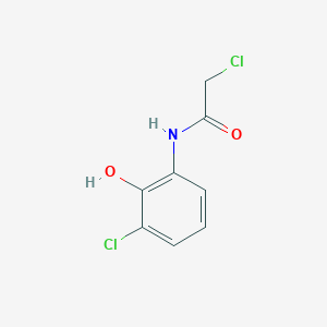 molecular formula C8H7Cl2NO2 B2649709 2-氯-N-(3-氯-2-羟基苯基)乙酰胺 CAS No. 99779-12-1