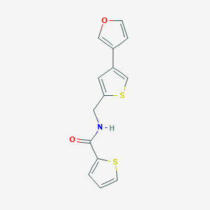 N-[[4-(Furan-3-yl)thiophen-2-yl]methyl]thiophene-2-carboxamide