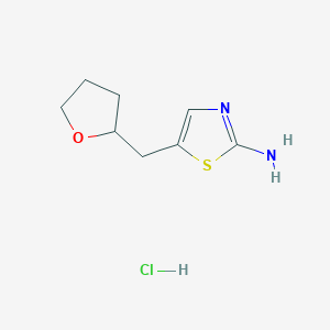 5-((Tetrahydrofuran-2-yl)methyl)thiazol-2-amine hydrochloride