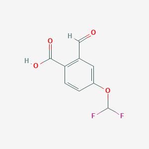 4-(Difluoromethoxy)-2-formylbenzoic acid