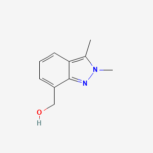 molecular formula C10H12N2O B2649770 (2,3-Dimethyl-2H-indazol-7-yl)methanol CAS No. 1341039-35-7