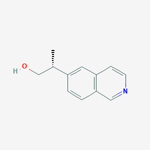 molecular formula C12H13NO B2649792 (2R)-2-Isoquinolin-6-ylpropan-1-ol CAS No. 2248172-83-8