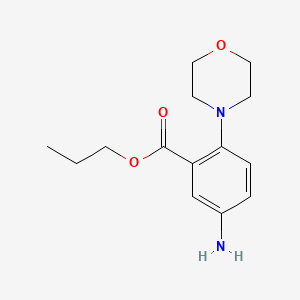 Propyl 5-amino-2-morpholin-4-ylbenzoate