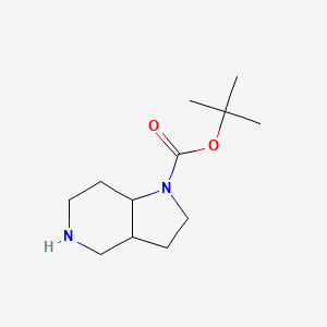 molecular formula C12H22N2O2 B2649832 叔丁基八氢-1H-吡咯并[3,2-c]吡啶-1-羧酸盐 CAS No. 848410-13-9