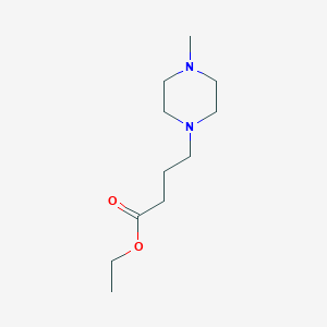 molecular formula C11H22N2O2 B2649846 4-(4-甲基-1-哌嗪基)丁酸乙酯 CAS No. 487008-51-5