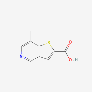 molecular formula C9H7NO2S B2649856 7-Methylthieno[3,2-c]pyridine-2-carboxylic acid CAS No. 2137649-53-5