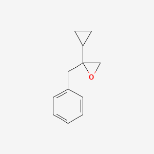 molecular formula C12H14O B2649857 2-Benzyl-2-cyclopropyloxirane CAS No. 2248416-93-3