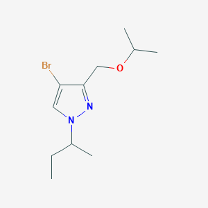 4-bromo-1-sec-butyl-3-(isopropoxymethyl)-1H-pyrazole