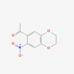 1-(7-Nitro-2,3-dihydro-benzo[1,4]dioxin-6-yl)-ethanone