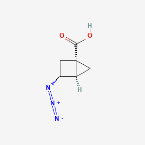 molecular formula C6H7N3O2 B2649909 (1S,3R,4R)-3-Azidobicyclo[2.1.0]pentane-1-carboxylic acid CAS No. 2248365-84-4