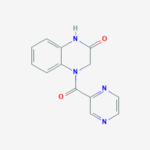 4-(pyrazine-2-carbonyl)-3,4-dihydroquinoxalin-2(1H)-one