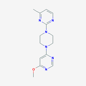 2-[4-(6-Methoxypyrimidin-4-yl)piperazin-1-yl]-4-methylpyrimidine